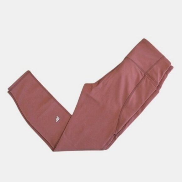 NWT FABLETICS Oasis PureLuxe HighWaist Crossover 7/8 Legging Mahogany Neutral - Picture 2 of 6